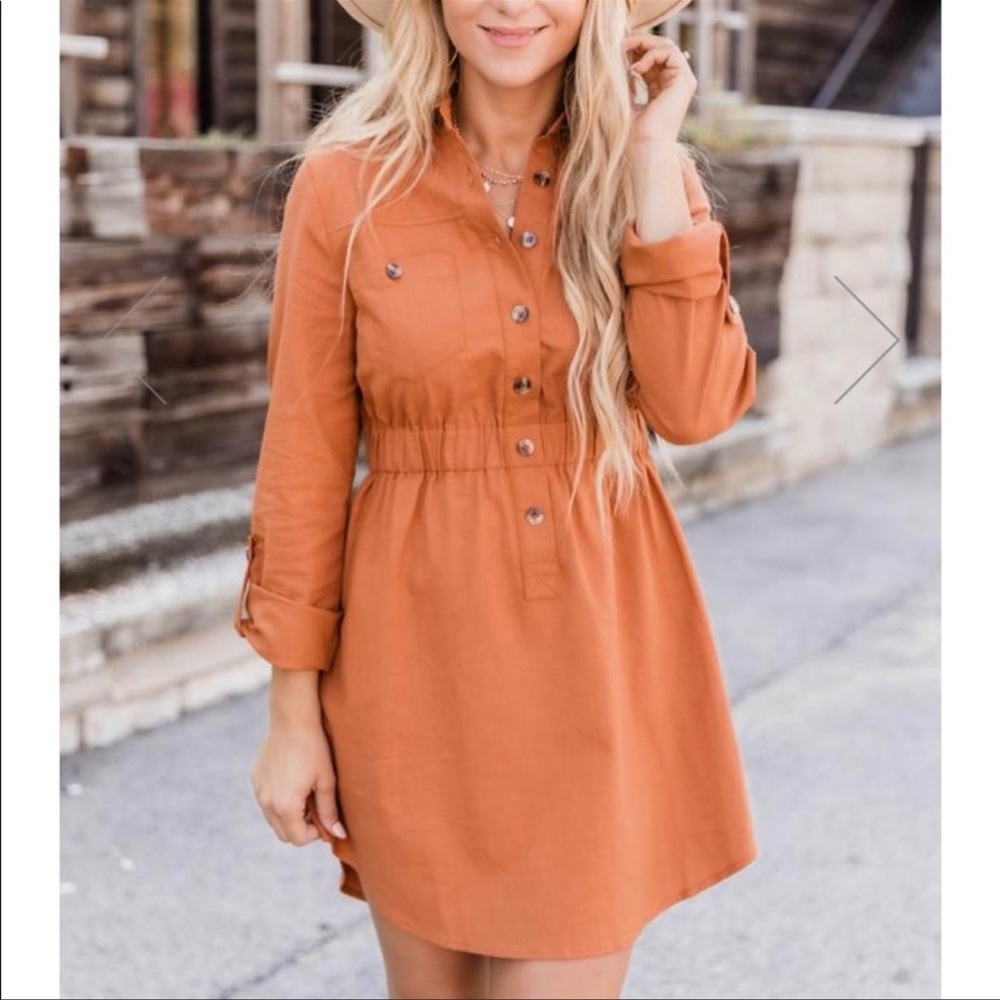 Pink Lily Utility Dress